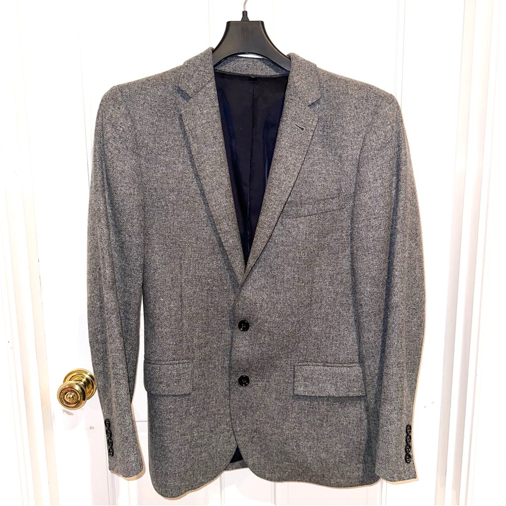 Ludlow Slim-fit suit jacket in English wool tweed
